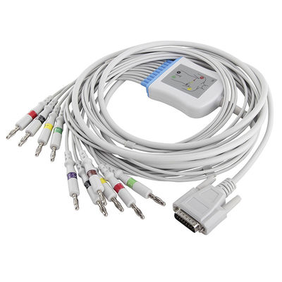Edan EKG SE-3,SE-12 01.57.107048 Cáp và dây dẫn Đầu nối chuối IEC 4.0