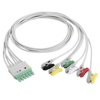 S-iemens Draeger Drager MP03405 ECG dẫn dây 6 dẫn cáp Grabber M300 Infinity M540 MultiMed Plus IEC clip