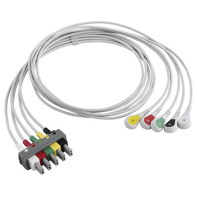 P-Hilips M1633A M1625A M1621A 989803104571 Có thể tháo rời 5 Chốt dây dẫn IEC EKG Dây dẫn