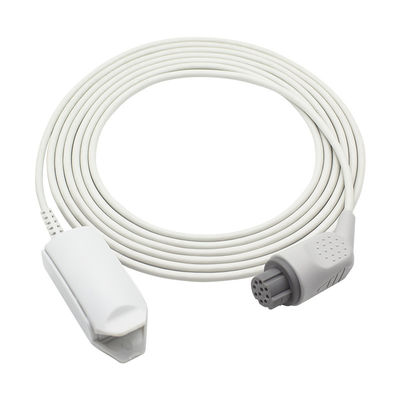 GE OXY-F4-N TS-F4-N Cảm biến SpO2 có thể tái sử dụng AS/3 CS/5 Oscar 10Pin Đầu dò ngón tay Spo2 dành cho người lớn