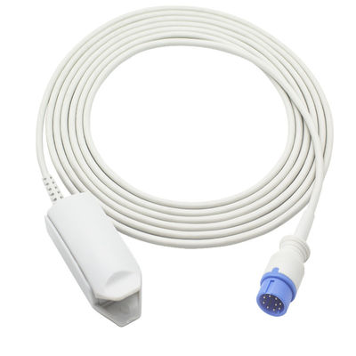 Cảm biến SpO2 tái sử dụng Biolight A Series Digital Tech A3 A5 V6 M9000 9Pin Kẹp ngón tay người lớn Đầu dò SpO2