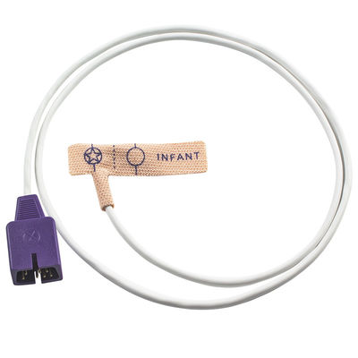 Cảm biến Spo2 dùng một lần N-ellcor DB9 7pin N25 N200 NPB 4000 Vải căng da trẻ sơ sinh dành cho người lớn Đầu dò SpO2 dùng một lần