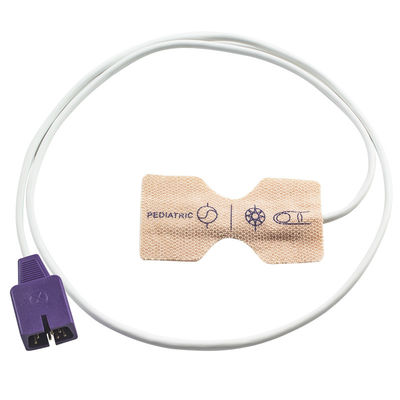 Cảm biến Spo2 dùng một lần N-ellcor DB9 7pin N25 N200 NPB 4000 Vải căng da trẻ sơ sinh dành cho người lớn Đầu dò SpO2 dùng một lần