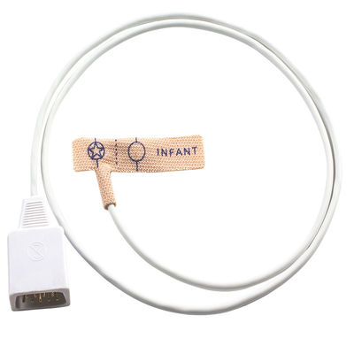 Cảm biến SpO2 dùng một lần của Datex Chiều dài cáp 85cm Vải căng da dành cho người lớn mới sinh