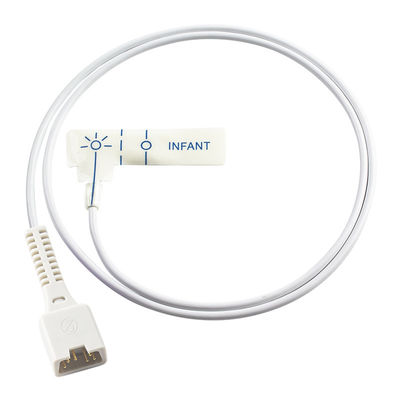 Novametrix 513 710 6pin Cảm biến SpO2 dùng một lần 715 MARS Bọt trắng dành cho trẻ em Đầu dò SpO2 dùng một lần
