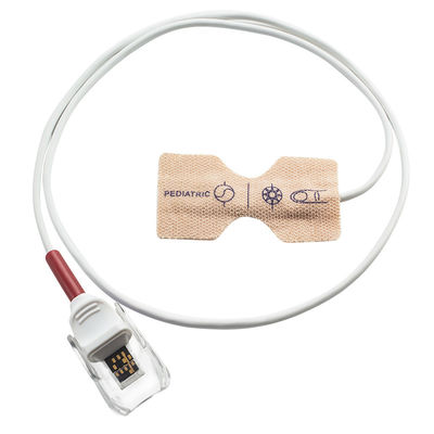 for M-asi-mo Mới 4003 4004 4005 RD Bộ Cầu Vồng Đỏ Tech Dùng Một Lần Spo2 Cảm Biến Da Vải Co Giãn Trẻ Sơ Sinh NeoPt-500