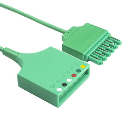 Cáp chuyển đổi ECG 6 đạo trình Sie-me-ns Draeger MS16256 Cáp nối dài ECG Drager Đầu nối chân đơn