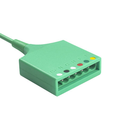 Cáp chuyển đổi ECG 6 đạo trình Sie-me-ns Draeger MS16256 Cáp nối dài ECG Drager Đầu nối chân đơn