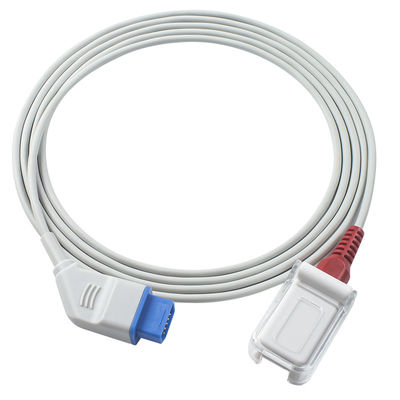 Cáp Cảm Biến Nihon Kohden SpO2 K937 3984 JL-631P for M-asi-mo Red Tech Pin Vuông 14Pin SpO2 Adapter Nối Dài