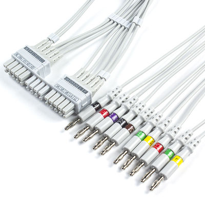 Dây dẫn điện tâm đồ Mortara 9293-041-50, 9293-046-60 IEC 4.0 Dây dẫn điện tâm đồ chuối