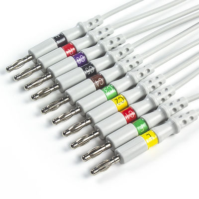 Dây dẫn điện tâm đồ Mortara 9293-041-50, 9293-046-60 IEC 4.0 Dây dẫn điện tâm đồ chuối