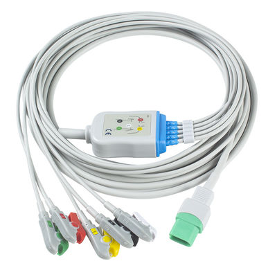 Cáp điện tâm đồ Mindray Datascope và dây dẫn 5 cáp chì IEC Clip TPU ECG