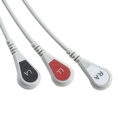Cáp P-hilips 8Pin ECG và dây dẫn 3Lead M1735A Snap ECG Cable