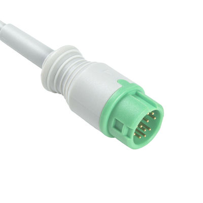 Mindray Datascope 040-000966-00 EA6232A Cáp ECG và dây dẫn Đầu nối 12 chân Cáp ECG 3 dây dẫn IEC snap