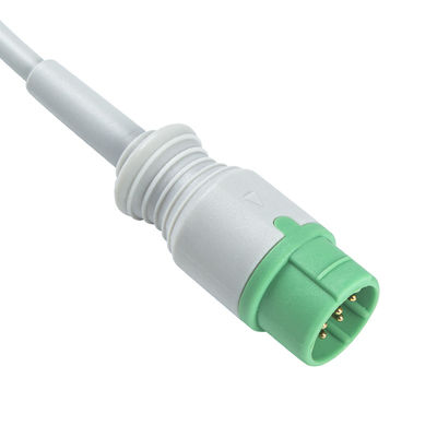 Cáp điện tâm đồ Mennen và dây dẫn 5 đầu nối IEC Clip 12Pin Cáp điện tâm đồ