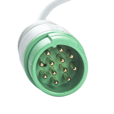 Cáp điện tâm đồ Biolight BLT và dây dẫn 5 dây dẫn IEC Clip 12Pin C2557P0 Cáp điện tâm đồ