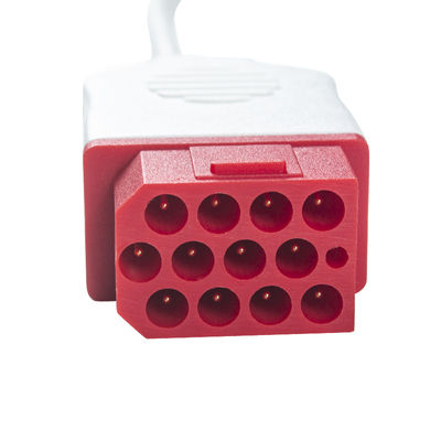 Bionet Mới BM3 BM5 BM7 5 Cáp điện tâm đồ đầu và dây dẫn Chụp cáp điện tâm đồ IEC 12 chân