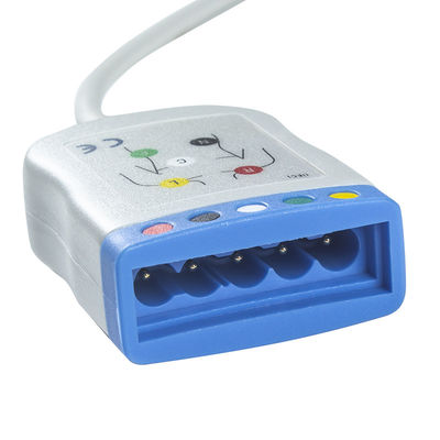 Datascope/Maquet/Getinge Cáp trung kế ECG 12 chân đến cáp dẫn ECG 5 Dây dẫn IEC AHA pin đơn