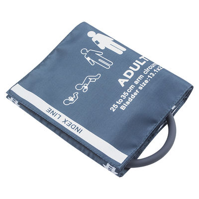 Vòng bít NIBP 25-35cm Vòng bít ống đơn nylon dành cho người lớn Vòng bít theo dõi huyết áp có thể tái sử dụng