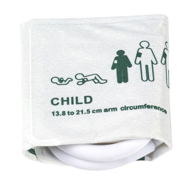 13,8-21,5CM Vòng bít NIBP dùng một lần Trẻ em Vòng bít ống đơn TPU Vòng bít huyết áp Vòng bít BP
