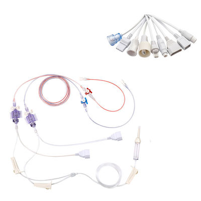 Đầu dò huyết áp xâm lấn dùng một lần loại kép PVB PB cho cáp bộ chuyển đổi IBP