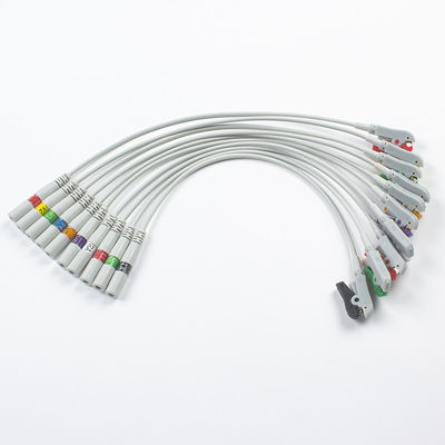 Bộ phận ECG Bộ điều hợp Pigtail 989803101701 40498E 4.00MM ECG Snap To Banana Plug Adapter