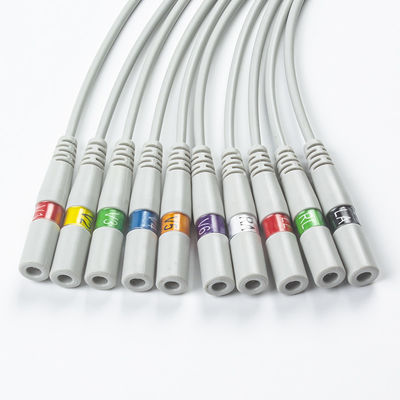 Bộ phận ECG Bộ điều hợp Pigtail 989803101701 40498E 4.00MM ECG Snap To Banana Plug Adapter