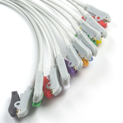 Bộ phận ECG Bộ điều hợp Pigtail 989803101701 40498E 4.00MM ECG Snap To Banana Plug Adapter