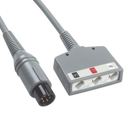 Hệ thống y sinh IVY Cáp trung kế điện tâm đồ 590317 Cáp điện tâm đồ Cáp điện tâm đồ 3 đầu AHA