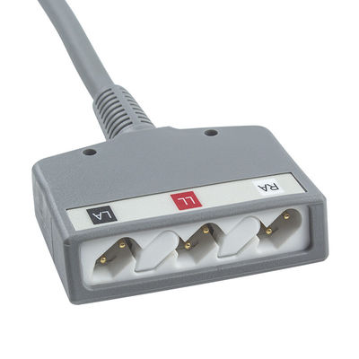 Hệ thống y sinh IVY Cáp trung kế điện tâm đồ 590317 Cáp điện tâm đồ Cáp điện tâm đồ 3 đầu AHA