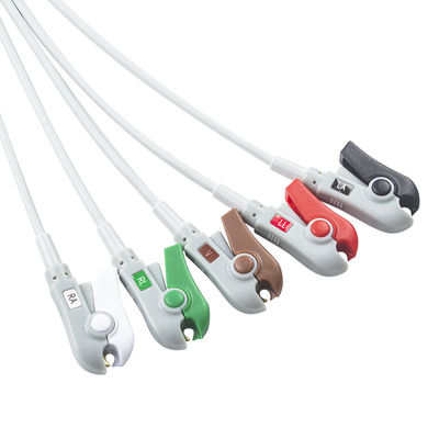 Hellige tương thích trực tiếp kết nối cáp ECG và dây dẫn 5Lead AHA Grabber