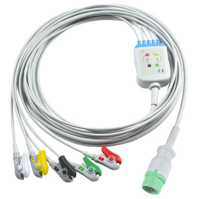 Kontron mũi tên tương thích trực tiếp kết nối ECG cáp và dây dẫn cho 5Lead IEC Grabber