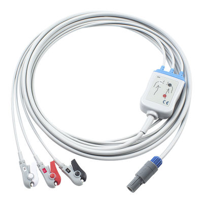 Đối với S-iemens tương thích ECG cáp và dây dẫn 7396448 3 dẫn Aha Grabber