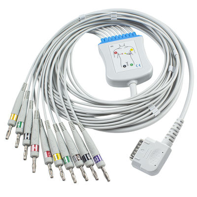 Cáp Kenz EKG Cáp K131 Banana 4.0 cho 108 109 110 1210 1211 601 Cardico 302 Cáp ECG kết nối trực tiếp IEC