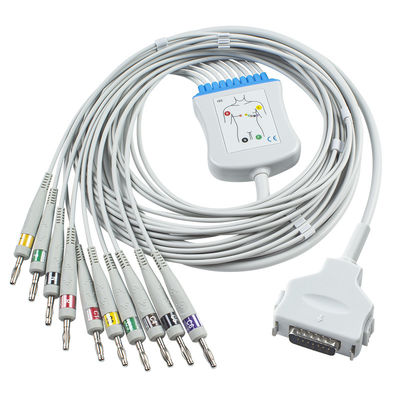 Fukuda Denshi CP-101LD FX101 FX-7202 IEC Banana 4.0 Cáp theo dõi bệnh nhân 10 dây EKG Dây ECG