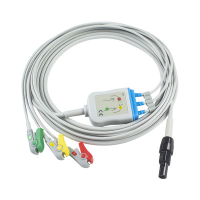Welch allyn Propaq LT Cáp ECG và dây dẫn Cáp bệnh nhân 3 Cáp ECG dẫn 008-0879-00 IEC Snap