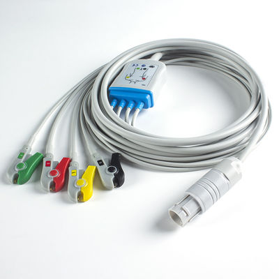Tương thích với Primedic ECG Cable Primedic Defibrillator 4Lead ECG IEC Grabber