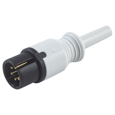 Edan tương thích trực tiếp kết nối ECG cáp và dây dẫn 6pin AAMI phổ quát 3Lead AHA Snap