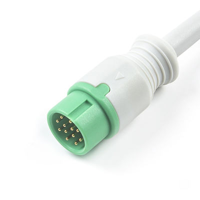 Đối với Biolight Q3 Cáp ECG cho Biolight Q5 A Q S Series 3 Lead IEC Grabber In Oximax Tech