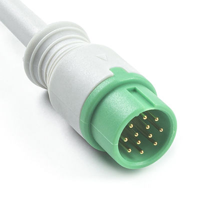 Đối với Biolight Q3 Cáp ECG cho Biolight Q5 A Q S Series 3 Lead IEC Grabber In Oximax Tech