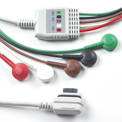 Cáp ECG 5Lead Holter GE Seer ECG 2008594-001 Cáp tương thích với GE SEER LIGHTR