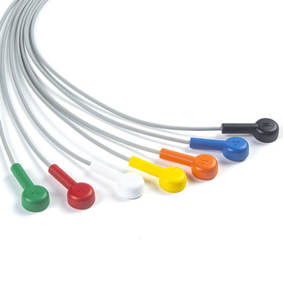 Leadwire Set 7 Leadwire ECG GE SEER 1000 3Channel IEC Snap tương thích với GE SEER 1000