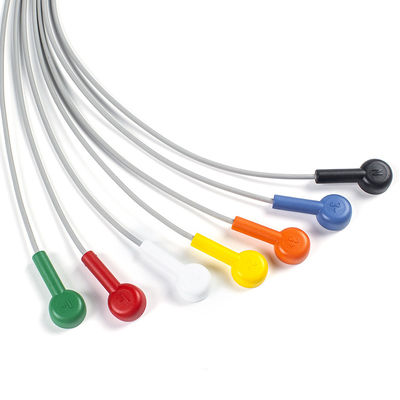 Leadwire Set 7 Leadwire ECG GE SEER 1000 3Channel IEC Snap tương thích với GE SEER 1000