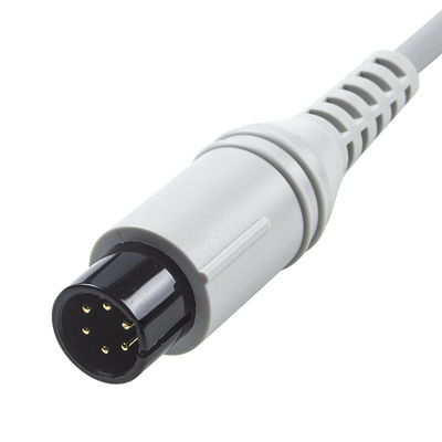 AAMI 6pin ECG cáp thân Edan Din phong cách 3cáp dẫn 1.30M