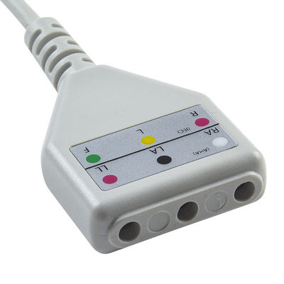 AAMI 6pin ECG cáp thân Edan Din phong cách 3cáp dẫn 1.30M