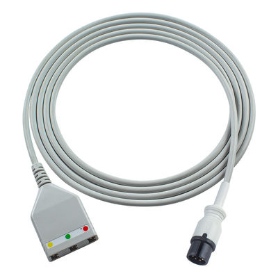 AAMI 6pin ECG cáp thân Edan LL phong cách 3cáp dẫn 1.30M
