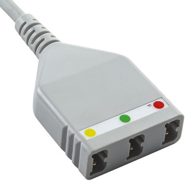 AAMI 6pin ECG cáp thân Edan LL phong cách 3cáp dẫn 1.30M
