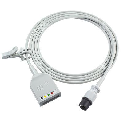 Mindray Datascope AAMI 6Pin Connector 5Lead ECG Trunk Adapter Cable 0010-30-12377 EV 6102 Cable mở rộng ECG Euro Style