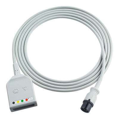 Mindray Datascope AAMI 6Pin Connector 5Lead ECG Trunk Adapter Cable 0010-30-12377 EV 6102 Cable mở rộng ECG Euro Style