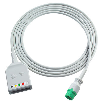Biolight 12pin ECG Trunk Adapter Cable Cable ECG M7000 M8000A M8500 M9500 Cáp mở rộng ECG